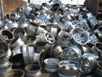 Aluminum alloy wheel scrap