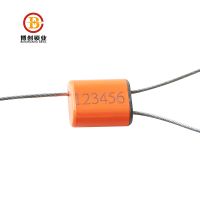 Metal Truck Cargo 2 mm 3 mm 3.5 mm bar code Security Cable Seal for sale