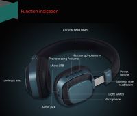 Luminous bluetooth headphone