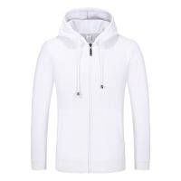 China OEM blank custom logo mens and womens casual zipper up hoodie sweat shirt