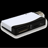 External Card reader for SD, SDHC, SDXC, microSD