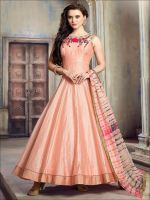 Indian Stylish Designer Silk Party Wear Gown