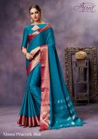 Indian Ethnic Pure Silk Cotton Designer Party Wear Saree