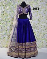 Indian Ethnic Designer Taffeta Silk Party Wear Lehenga