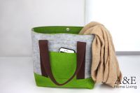 Handmade Felt handbags, Hobo hags with small pocket