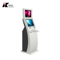 Dual screen lobby touch screen self payment barcode scanner kiosk
