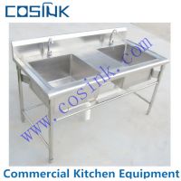 handmade 201 304 commercial stainless steel kitchen sink