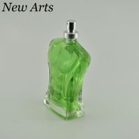 luxury square crystal glass perfume attar bottles
