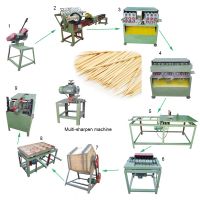 Wood Round Stick Toothpick Sharpening Machine