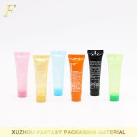 Wholesale luxury soft small plastic round tube squeeze cosmetics tubes