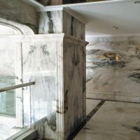 High quality  grey and white  marble slabs