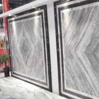China hot sale black marble slabs