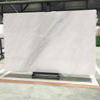China high quality  white marble slabs with a little grey