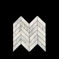 China white and grey marble triangle mosaic tile