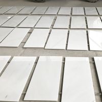 Cheap price hot sale white marble flooring tiles