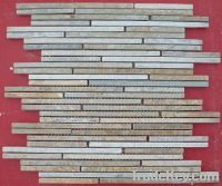 Sell glass mosaic+ slate blended glass mosaic