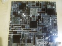 Sell glass mosaic/metel blended glass mosaic