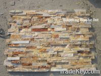 Sell Golden White Wall Cladding/Culture Stone/Slate