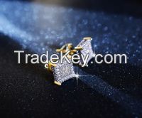 cz diamond earrings