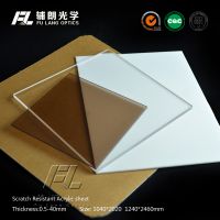 Anti scratch acrylic sheet for aluminium frame cover