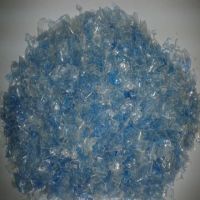 pet flakes hot washed clear recycled from pet bottles