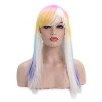 Multi-Color Straight Wigs, New Fashion Straight Wigs, Multi-Color Synthetic Hair