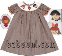 Hand-embroidered baby dress (DR 819)