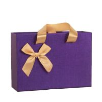 Custom Luxury Paper Cardboard Gift Box With Ribbon