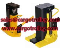 Hydraulic toe jack lift your equipment easily