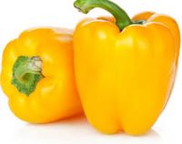 organic yellow pepper