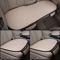 Flax auto seat cushion