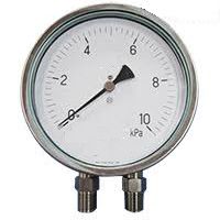 CYS stainless steel differential pressure gauge