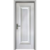 Pvc Coated Wood Plastic Composite Door Wpc Door Distributor