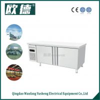 Sea Food Vegetables Fruits Use Air Cooling Freezer/Chiiler/Refrigerator with Workbench