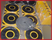 Air powered bearing casters with four air modular