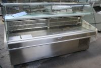 CURVED GLASS MEAT DISPLAY FRIDGE