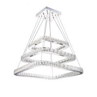 LED Modern Stainless Steel Chandelier Pendant Lamp K9 LED Crystal Pendant Lights light Lighting