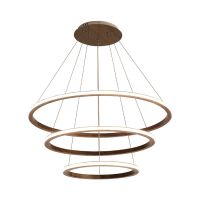 Decorative Designer Morden Hanging Lamp Indoor Ring Copper LED Pendant Light