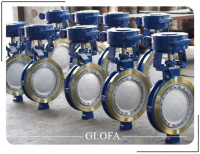 A351 CF8M HIGH PERFORMANCE DOUBLE OFFSET BUTTERFLY VALVE