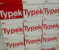 Typek A4 Copy Paper 80gsm/75 Gsm/70 Gsm Copy Paper For Sale