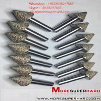 Vacuum brazing diamond carving knife is used to process various stones
