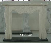 stone carving fireplace