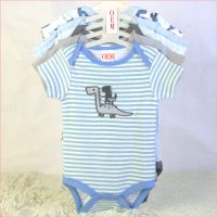 China baby garments facotry offer baby 5 pk bodysuits OEM orders