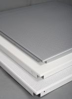 Clip In Flat Perforated Aluminum Ceiling Panel Tile