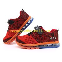 QTX-1701, flying air cushion shoes, 31-40 yards, treasure blue, rose red black.., children shoes