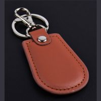 Free Sample Custom Blank Leather Die Cast Metal Car Keyring