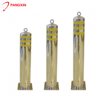 Stainless steel security road traffic led ss304 fixed bollard