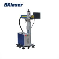 Hot sale online fiber laser marking machine for PE PVC metal parts