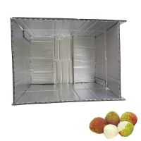 14.75" x 11.75" x 11.5" Frozen Food Thermal Box Insulated Aluminum Foil Bubble Corrugated Carton for Packaging Dairy Shipping