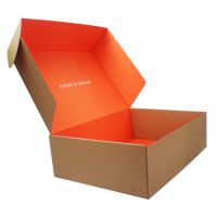 Customized  Kraft paper Corrugated Cheap Shoes Box